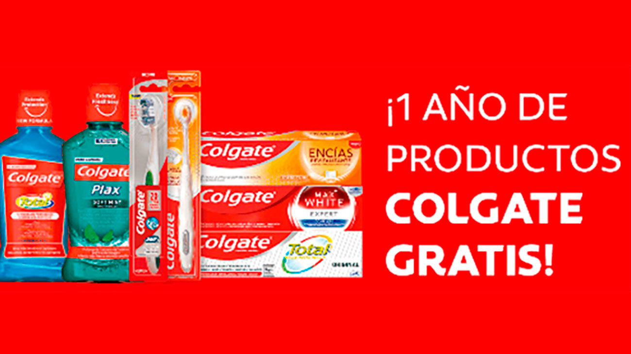 sorteo colgate productos gratis