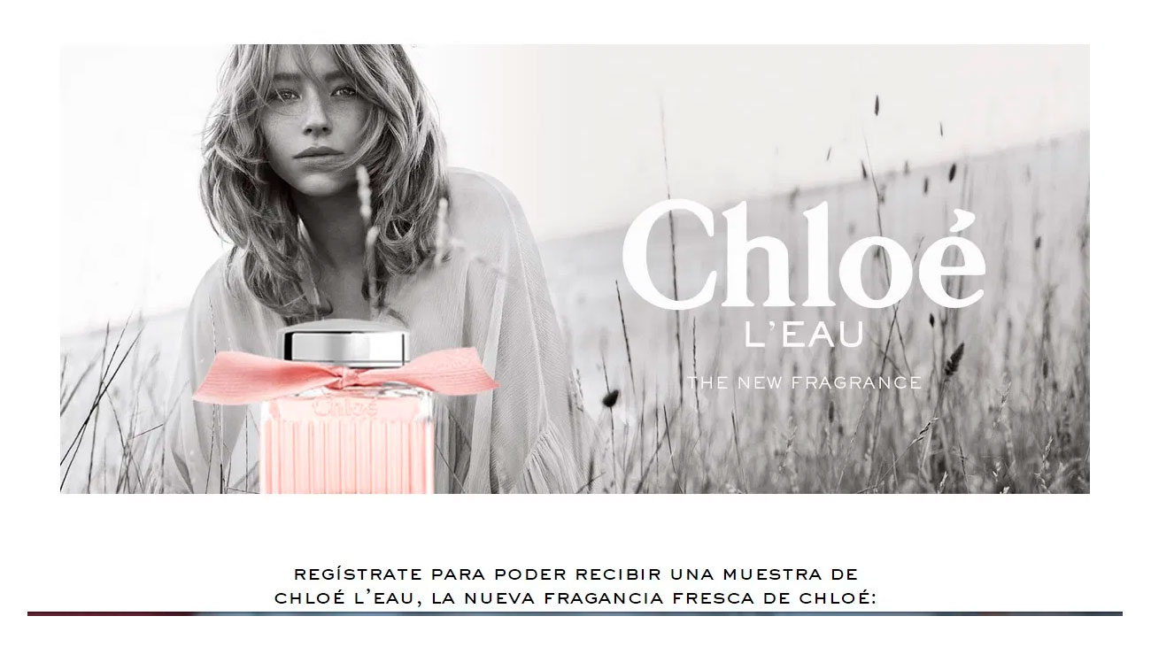 muestras gratis perfume chloe