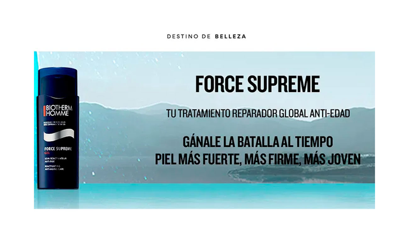 muestras gratis force supreme biotherm