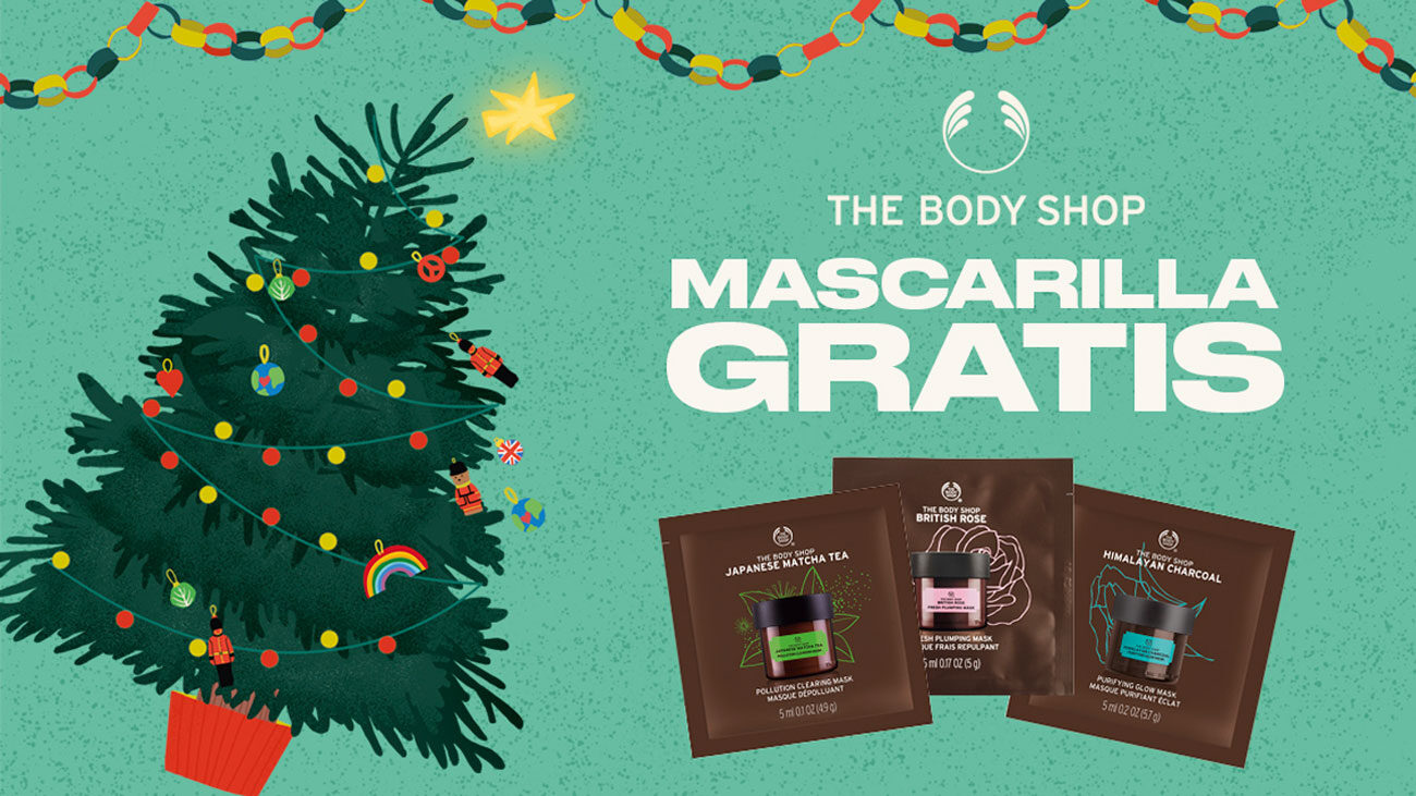 muestras gratis mascarillas facial the body shop