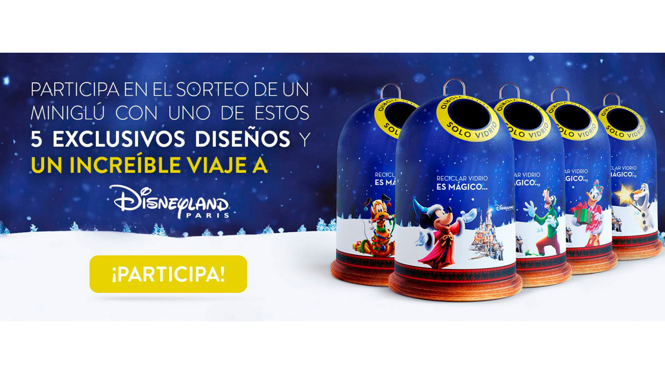 viaje a disneyland paris gratis ecovidrio
