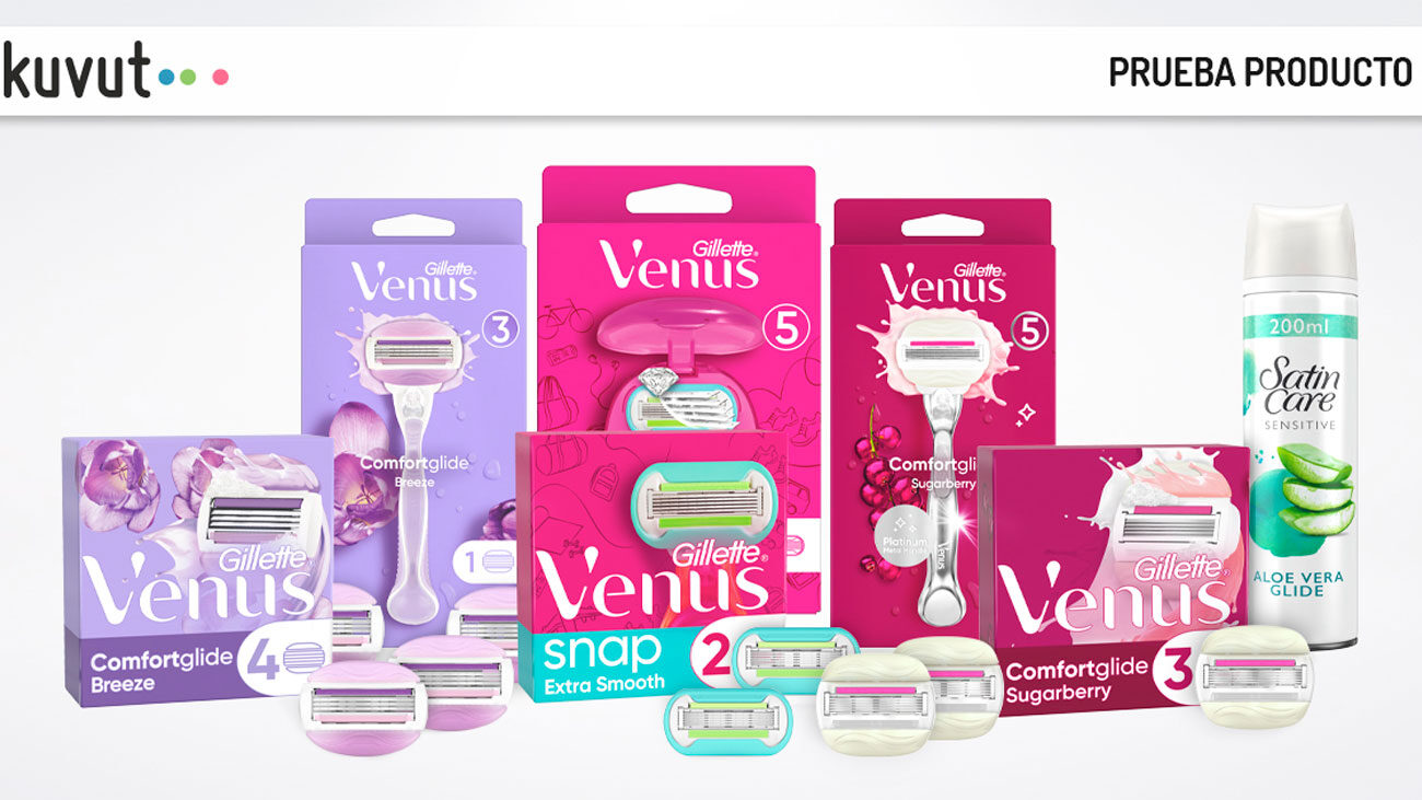 kuvut probadoras gillette venus