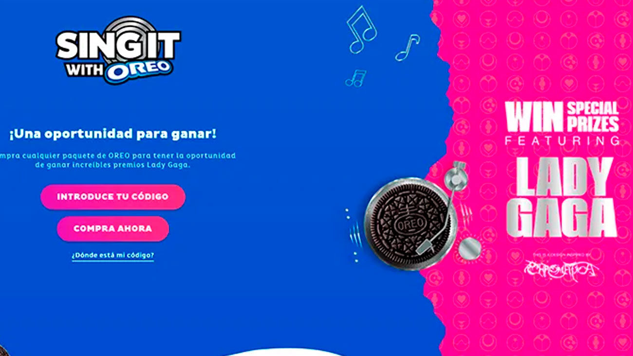 oreo regalos lady gaga