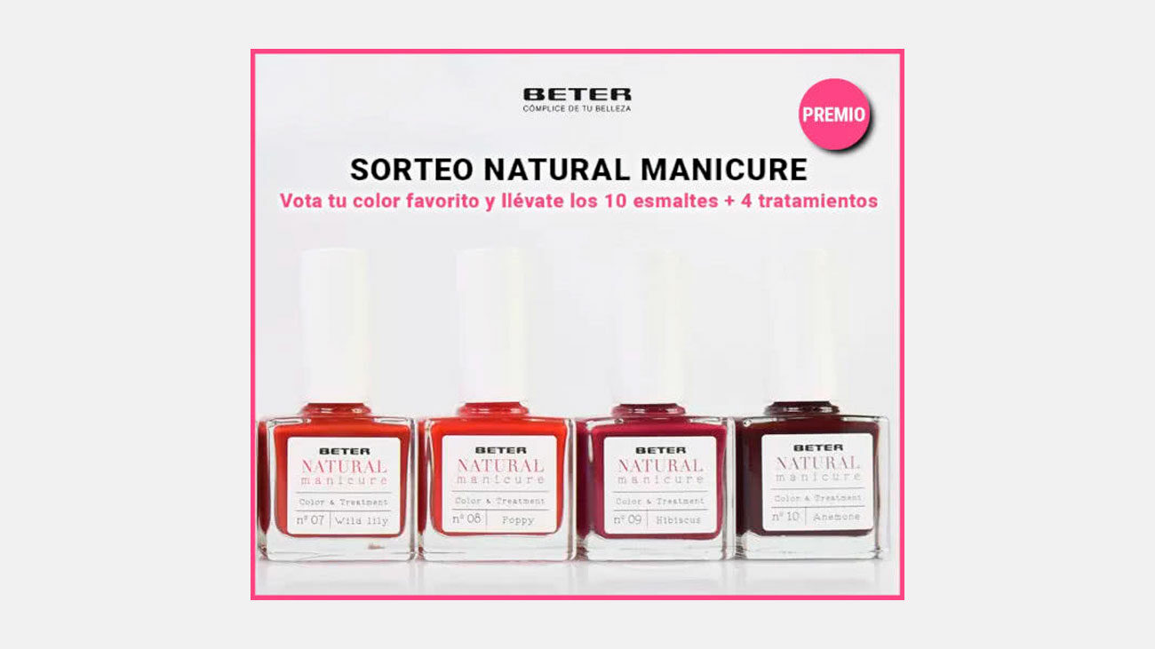 sorteo beter natural manicure