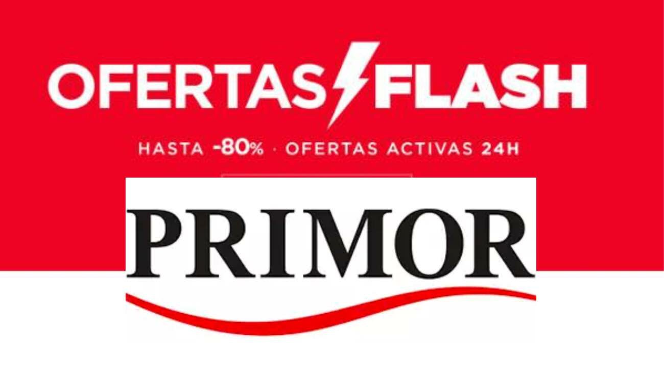 Aprovecha las ofertas FLASH de Primor, descuentos del 80%