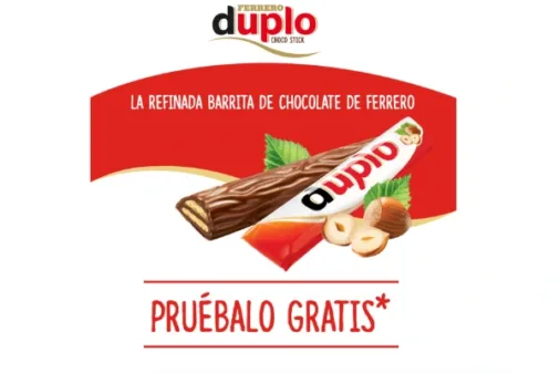 Prueba gratis Ferrero Duplo