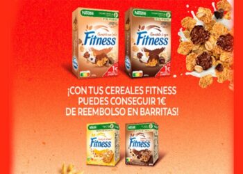 Nestlé Family Club regala cupones descuento de 1 € en barritas Fitness