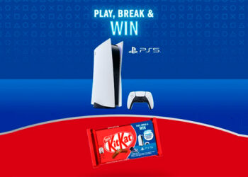 Regalo de premios y 55 PlayStation 5 con Kit Kat