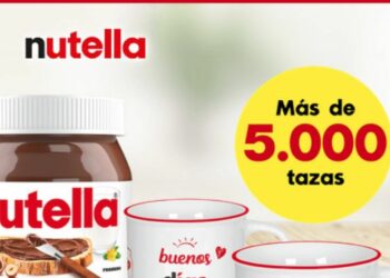 Sorteo de 5.100 tazas personalizadas con Nutella
