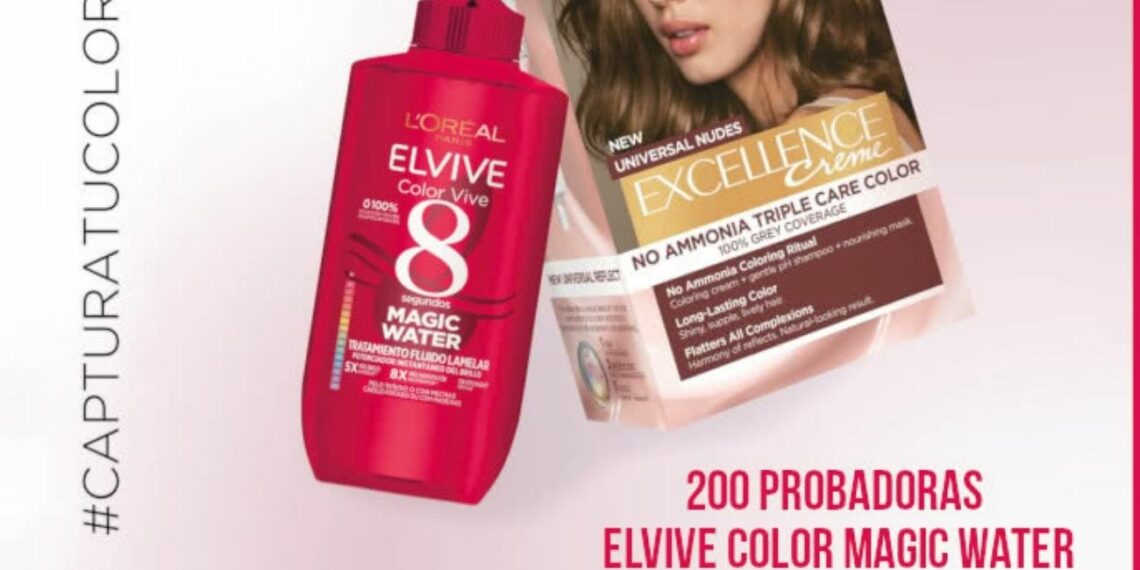 Buscan 200 probadoras de Elvive Color Magic Water de L’Oréal