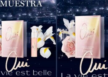 Lancôme regala muestras gratis de su perfume Oui