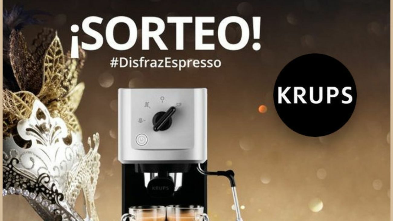 ✓ Sorteo 1 cafetera Espresso Krups Calvi Meca - Muestras gratis