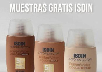 Muestras gratis del nuevo Fusion Water de Isdin