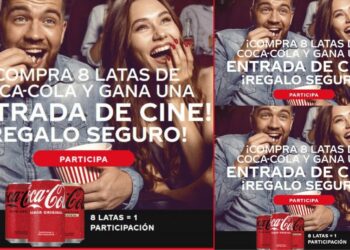 Regalan 6.817 entradas de cine con Coca Cola