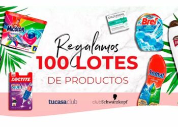 Regalo de 100 lotes de productos Henkel con Tu Casa Club