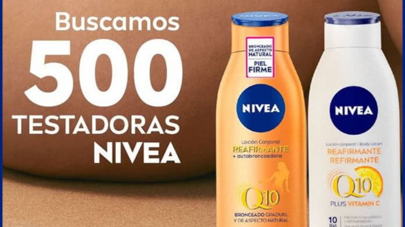 Buscan 500 probadoras para Cremas Reafirmantes Nívea