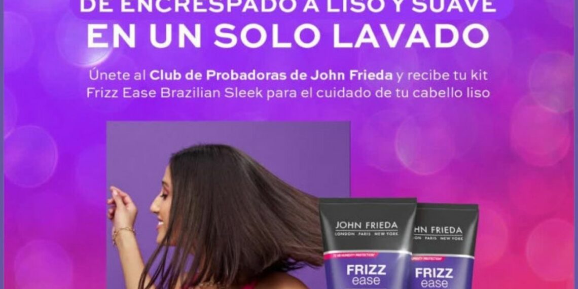 John Frieda busca 50 probadoras para Frizz Ease Brazilian Sleek