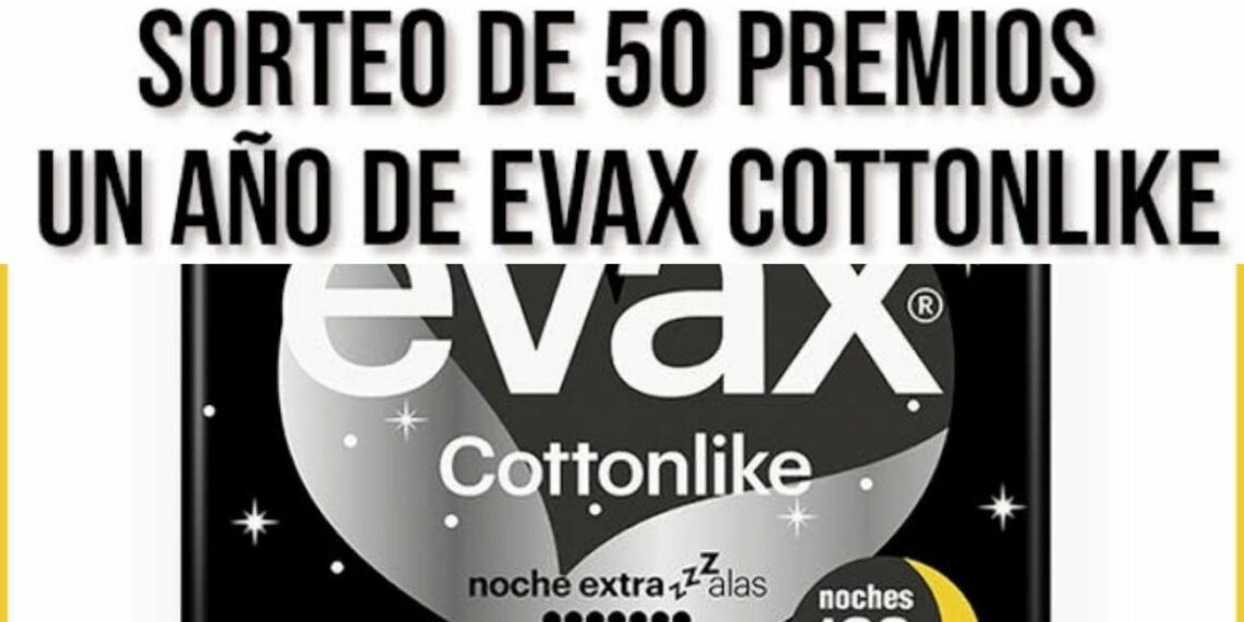 Sortean 50 premios de 1 año de Evax Cottonlike