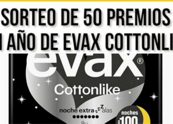 Sortean 50 premios de 1 año de Evax Cottonlike