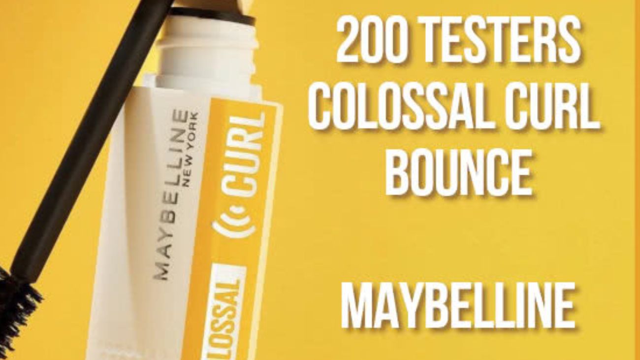 Buscan 200 probadoras para Colossal Curl Bounce de Maybelline