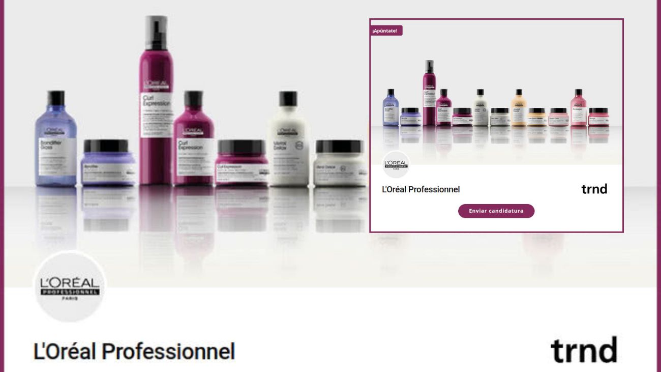 L’Oréal busca 720 probadores para productos de su gama profesional