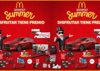 Consigue premios con el Monopoly McDonald’s 2022