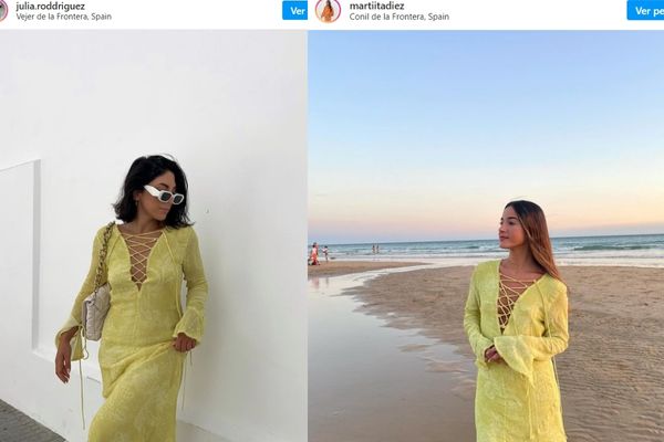 Fichamos el vestido amarillo de H&M más popular entre las influencers