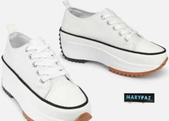 Las zapatillas estilo Converse de Mary Paz a mitad de precio