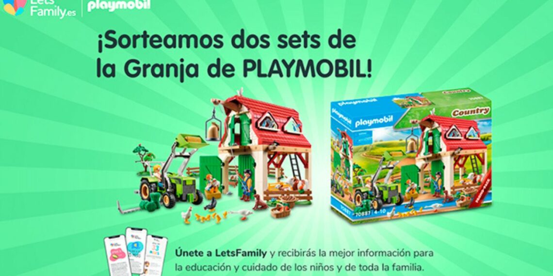 Sorteo Lets Family 2 sets granja de Playmobil