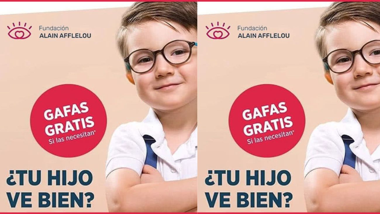 profundamente reputación diario Regalan gafas gratis para niños en la fundación Alain Afflelou
