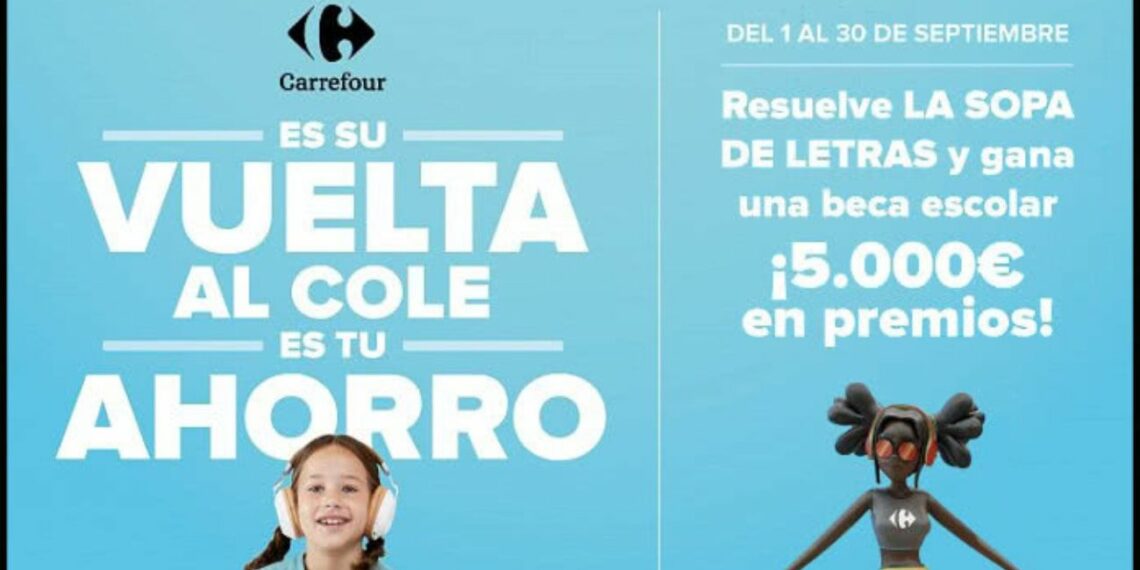 Sorteo Carrefour 5 becas escolares de 5.000 euros
