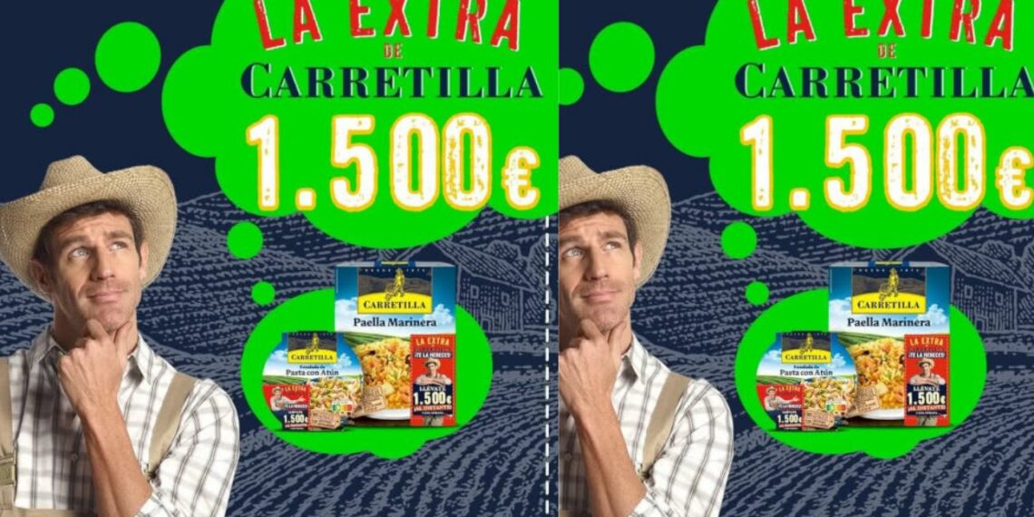 Sorteo La extra de Carretilla 12 premios de 1500 euros al instante