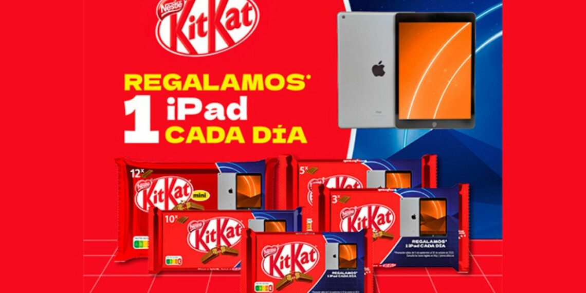 Regalan un iPad cada día con KitKat