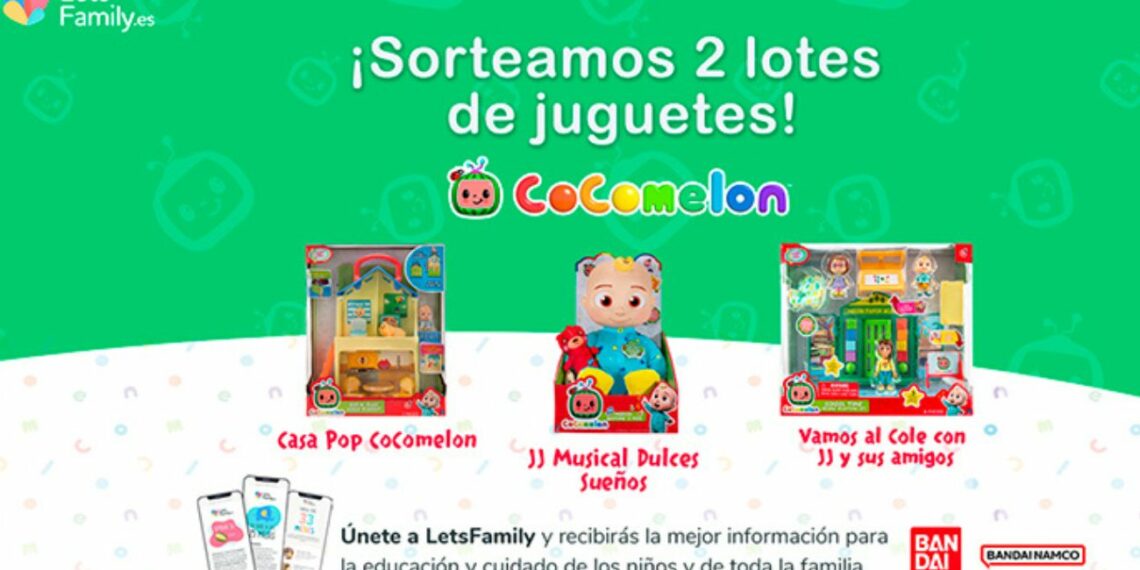 Sorteo 2 lotes de juguetes Cocomelon de Lets Family