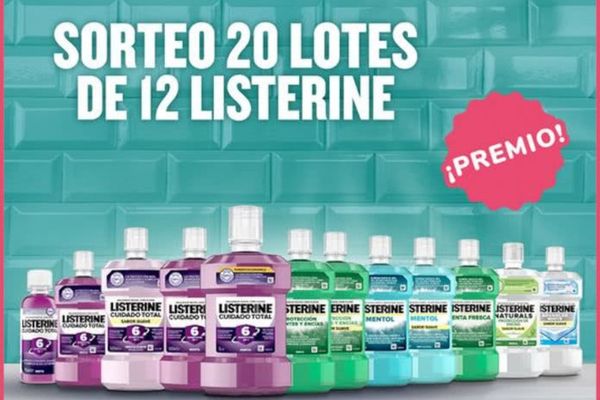 Sorteo Carrefour 20 Packs de Listerine