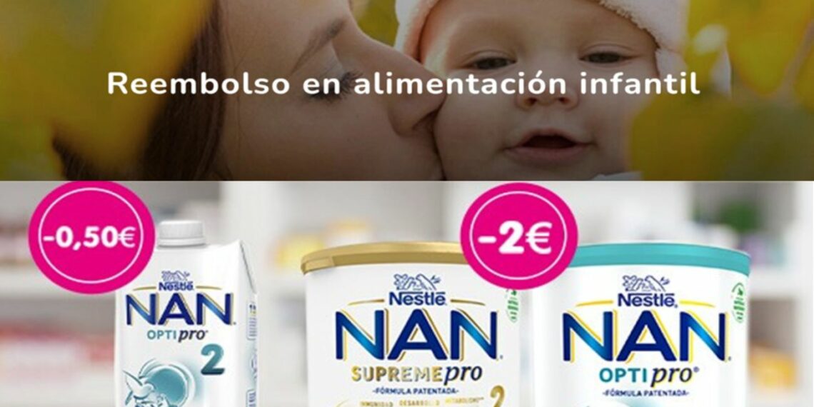 Nestlé Bebé reparte 3.000 reembolsos  de leches infantiles NAN