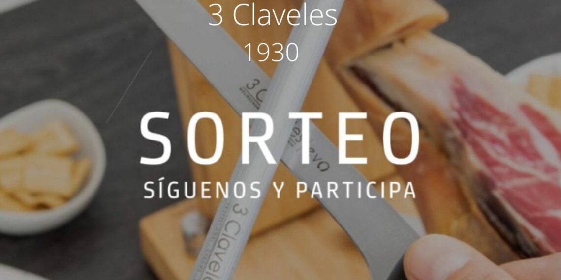 Sorteo 3 Claveles de 6 sets Cuchillo Jamonero Evo y Chaira