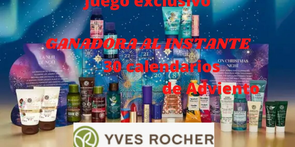  Sorteo Yves Rocher de 30 Calendarios de Adviento