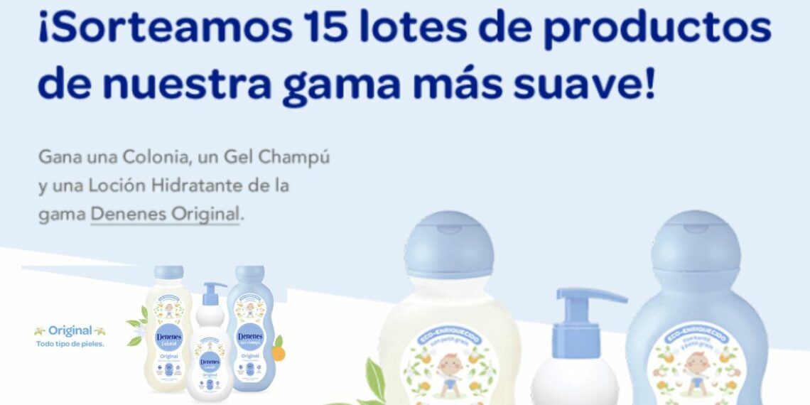 Denenes sortea 15 lotes de sus productos