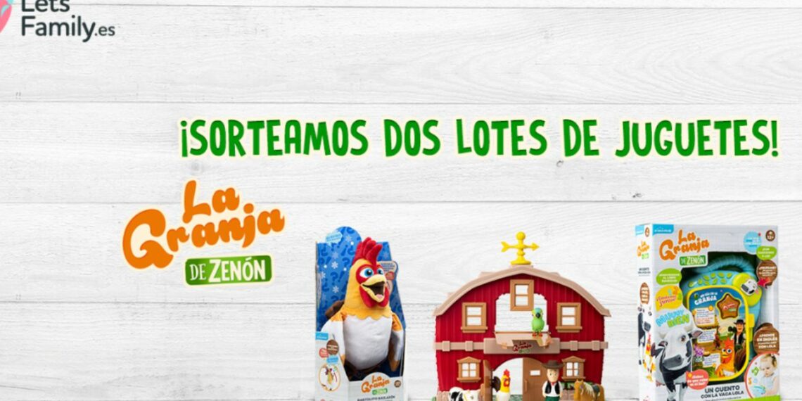 Lets Family sortea dos lotes de juguetes de La Granja Zenón