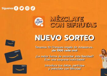 Sorteo Bifrutas de 10 cheques regalo de Amazon de 100 euros
