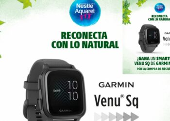 Aquarel sortea 6 Smartwatch Venu SQ Garmin