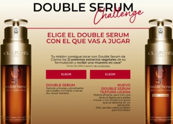 Clarins reparte 3.000 muestras gratis  Double Sérum