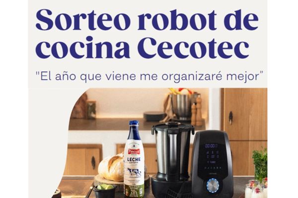 Pascual sortea 3 Robots de cocina Cecotec