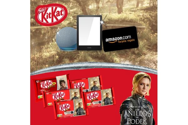 Sorteo KitKat de 63 altavoces 30 libros Kindle y 30 tarjetas Amazon de 50 euros