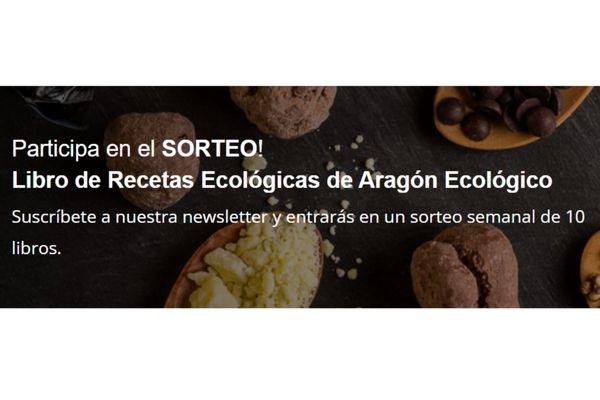 Sorteo de libros de recetas ecológicas con Aragón Ecológico
