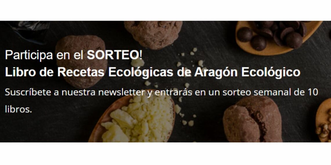 Sorteo de libros de recetas ecológicas con Aragón Ecológico
