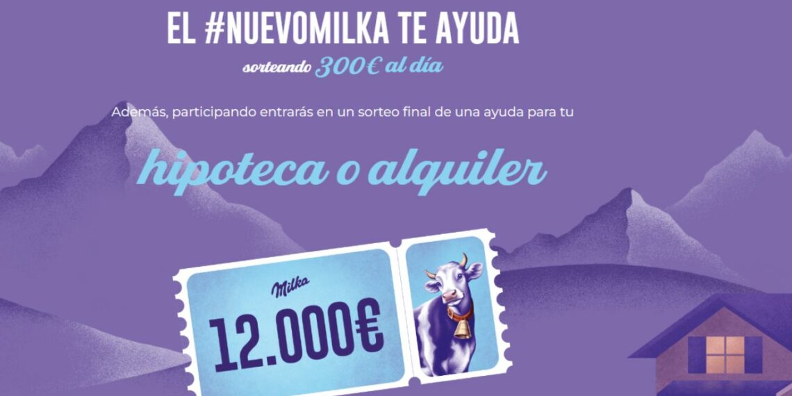 Milka sortea 300 euros diarios y un premio final de 12000 euros