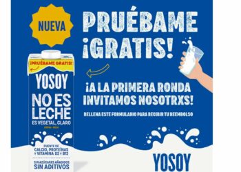 Prueba gratis la nueva bebida YoSoy No es Leche