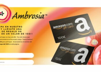 Sorteo Ambrosia tarjeta regalo de Amazon de 100 euros